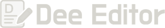 Dee Editor 로고