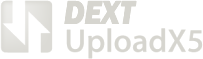 DEXTUpload X5 로고